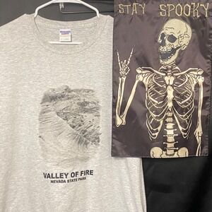 Jerzees Valley of Fire Nevada State Park Graphic T-Shirt Activewear L